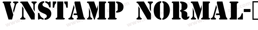 VnStamp Normal字体转换